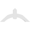 Ekena Millwork Archdale Architectural Grade PVC Gable Bracket, 48"W x 22"H x 6"D x 6"F, 11/12 Pitch GBP048X22X0606ARC00 - alternate 2